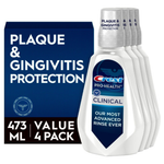 4-Pack 16oz Crest Pro-Health Clinical Mouthwash With CPC