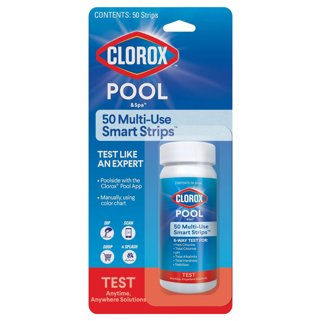 50 Test Strips Clorox Pool & Spa My Pool Care Assistant