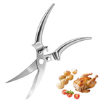 Heavy-Duty Stainless Steel Kitchen Scissors With Safety Lock