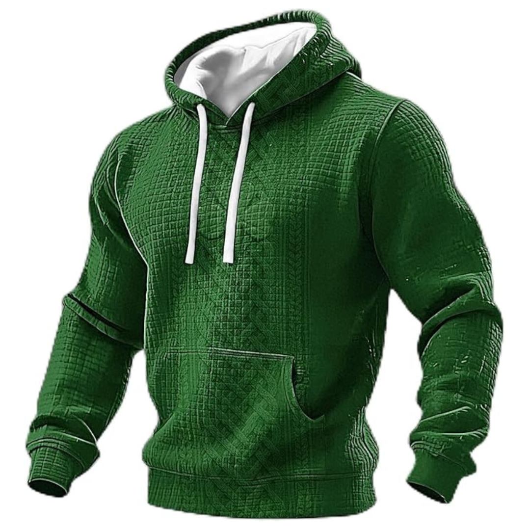 Men's Irish Shamrock Long Sleeve Pullover Sweatshirt