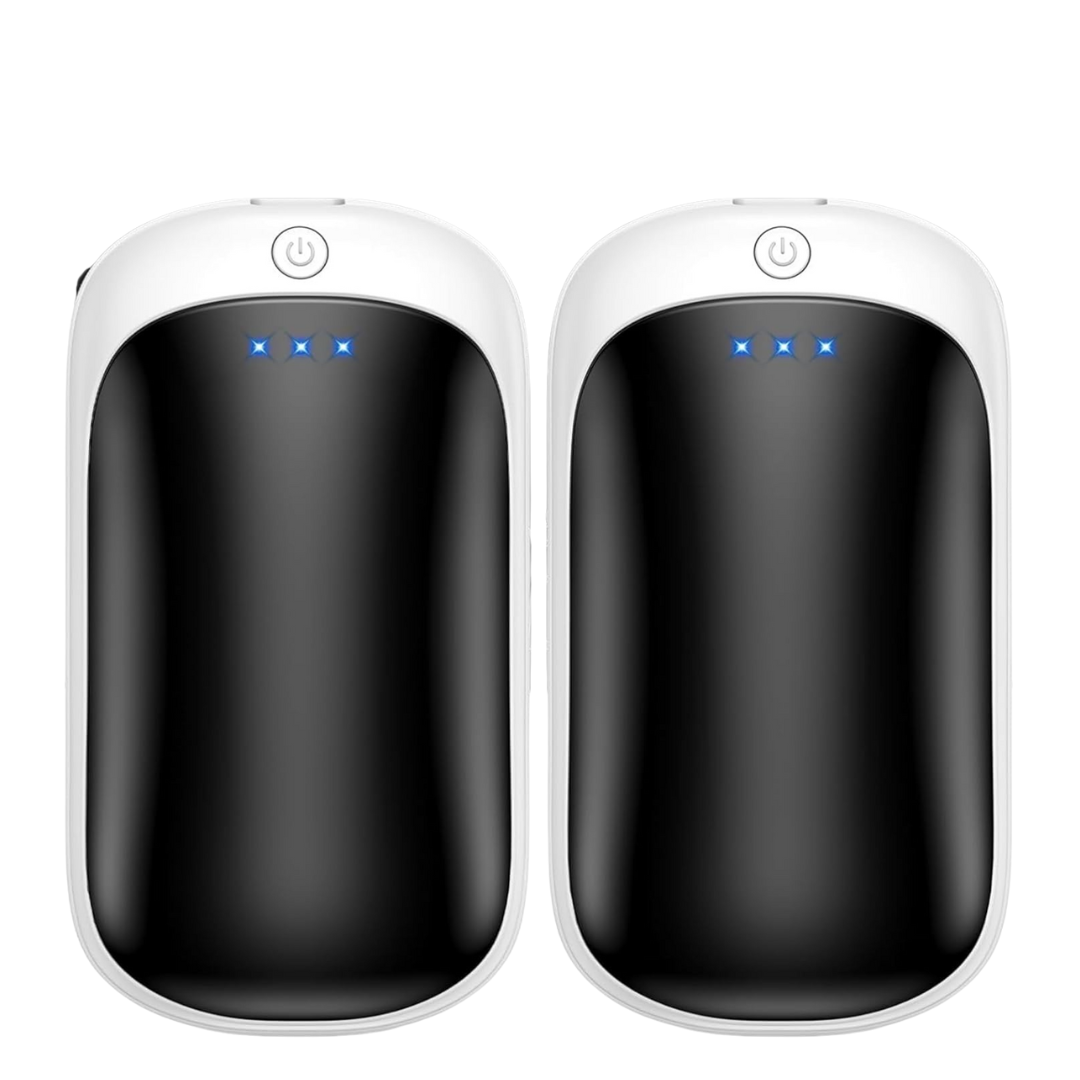 2-Pack USB 2-in-1 Electric Rechargeable Hand Warmers