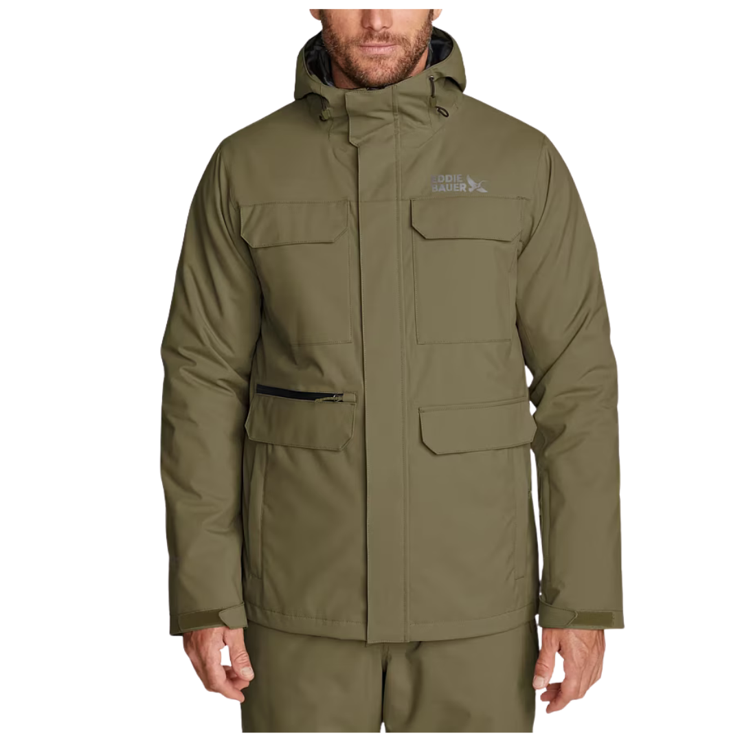 Eddie Bauer Men's Funkski 3-In-1 Waterproof Hooded Ski Jacket (3 Colors)