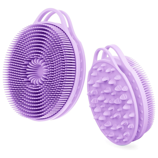 2-In-1 Silicone Body Scrubber & Massager Brush (Various)