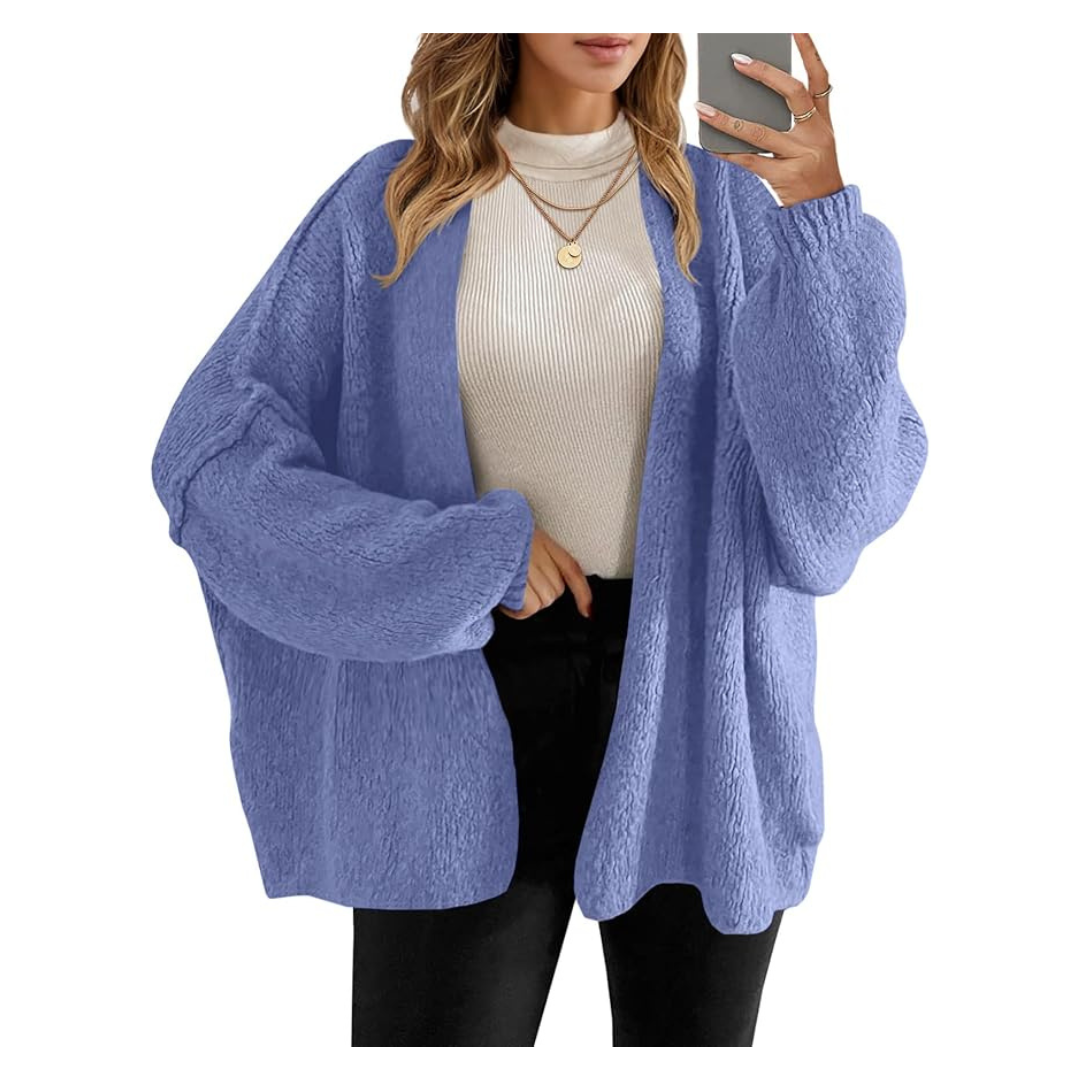 Women's Long Sleeve Oversized Cardigan Sweater (Various)