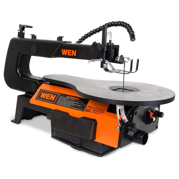 WEN 3921 16" Two-Direction Variable Speed Scroll Saw With Work Light