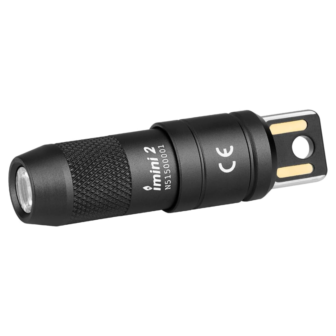 Olight Imini 2 EDC 50 Lumens Rechargeable Keychain Flashlight (5 Colors)