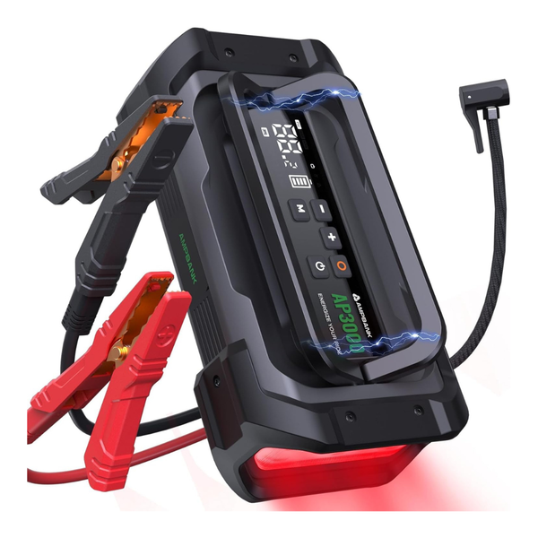 Ampbank 3000A Portable Car Jump Starter with Air Compressor