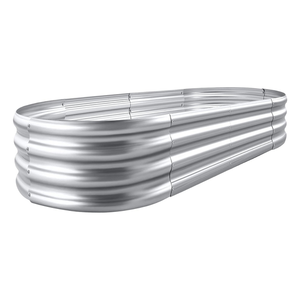 4' x 2' x 1' Galvanized Raised Garden Bed Planter Box Kit