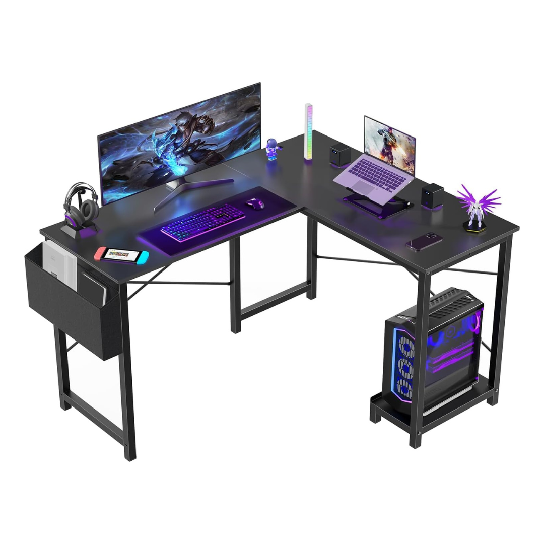 Sweetcrispy 50" L Shaped Computer Desk
