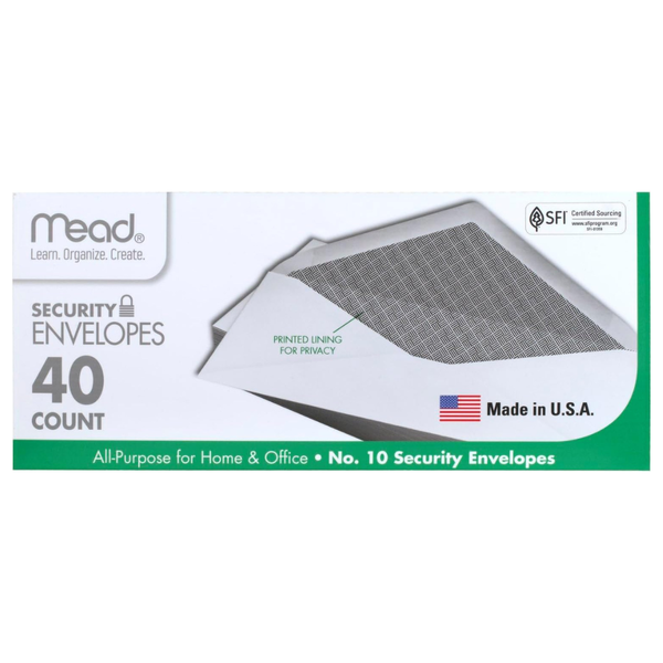 40-Count Mead #10 Envelopes
