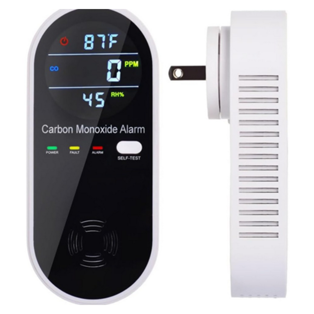 3-In-1 Carbon Monoxide Detector Plug In Wall