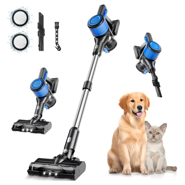 8-In-1 Lightweight Cordless Stick Vacuum Cleaner