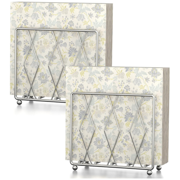 2-Pack Modern Metal Napkin Holders