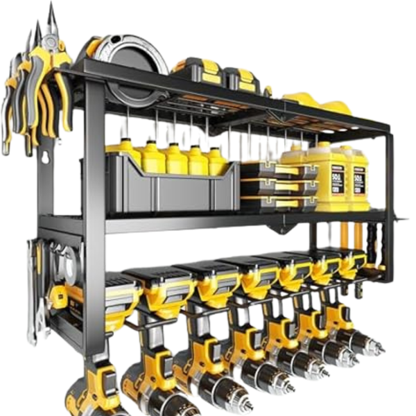 3-Tier Hipidian Power Tool Wall Mount Organizer (300-Lbs Capacity)