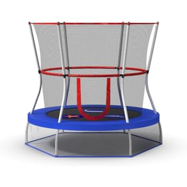 Skywalker Kids 60" Round Trampolines With Enclosure Net