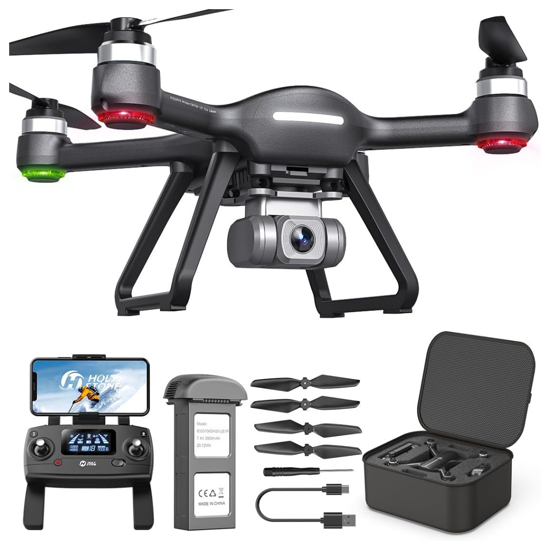 Holy Stone 4K UHD EIS Anti Shake Drone W/ 130 FOV Camera