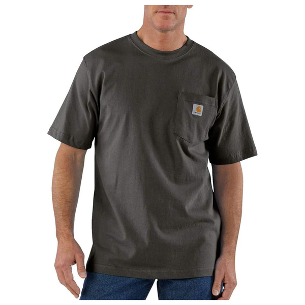 Carhartt Mens Loose Fit Heavyweight Short-Sleeve Pocket T-Shirt