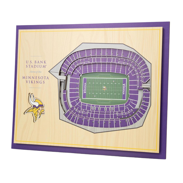 YouTheFan NFL 5-Layer 17" x 13" StadiumViews 3D Wall Art