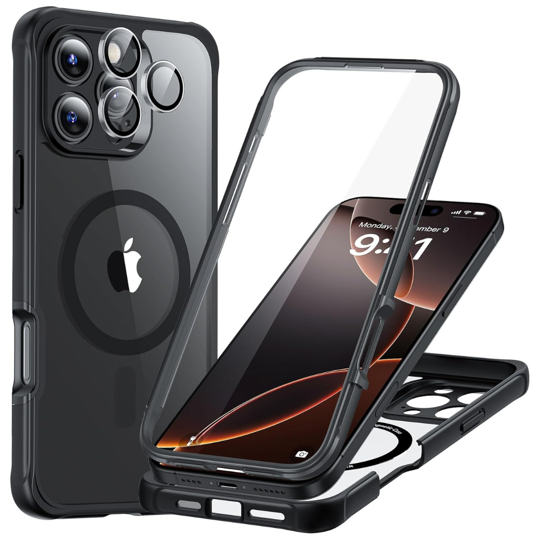 iPhone 16 Pro Max Full-Body Military-Grade Drop Proof Case