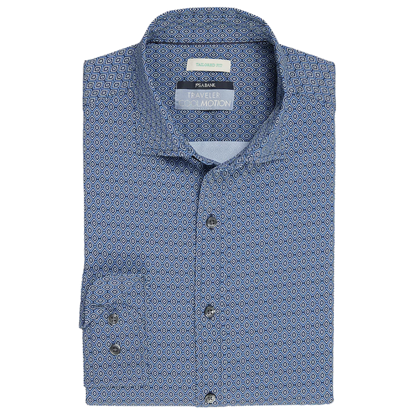 Traveler Collection Tailored Fit Retro 4-Way Stretch Sportshirt