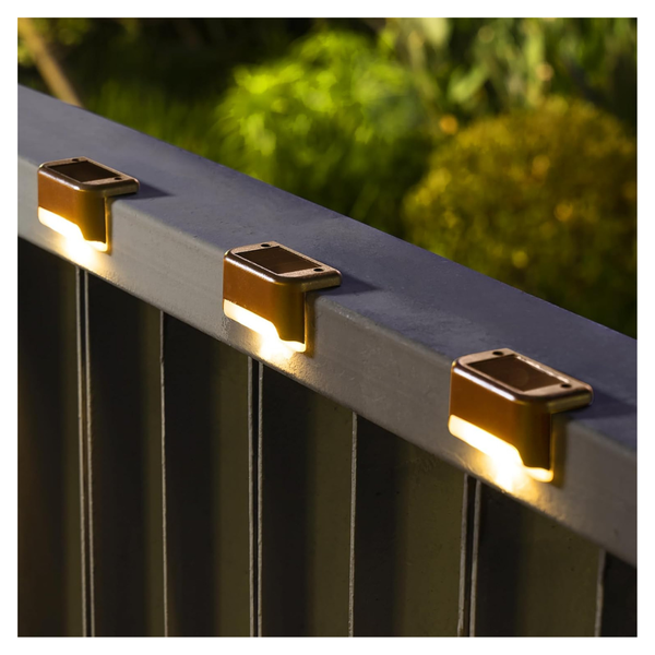 16-Pack Solpex Waterproof Outdoor LED Solar Deck Lights
