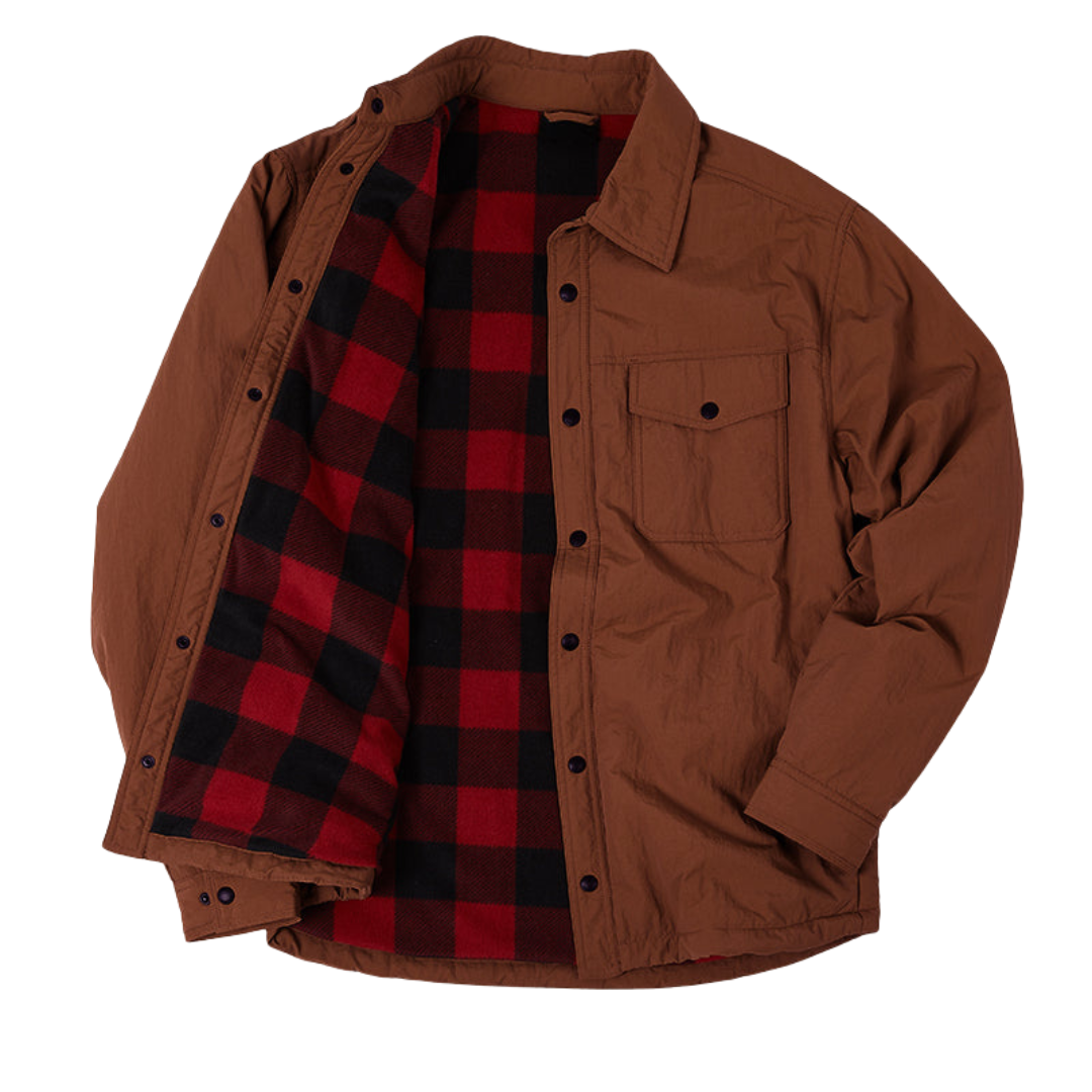 32 Degrees Men's Commuter Tech Fleece-lined Shirt Jacket