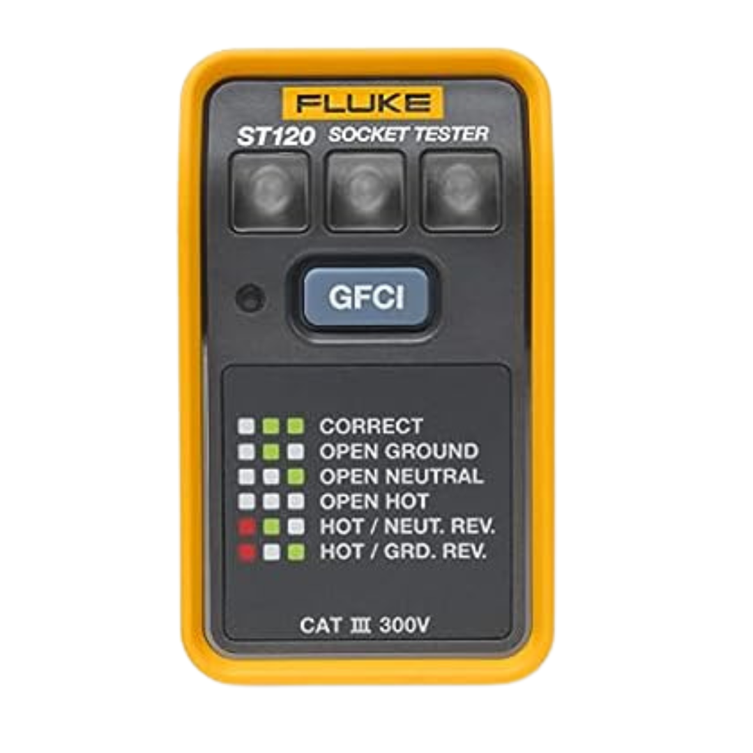 Fluke ST120 GFCI Socket Tester Without Beeper