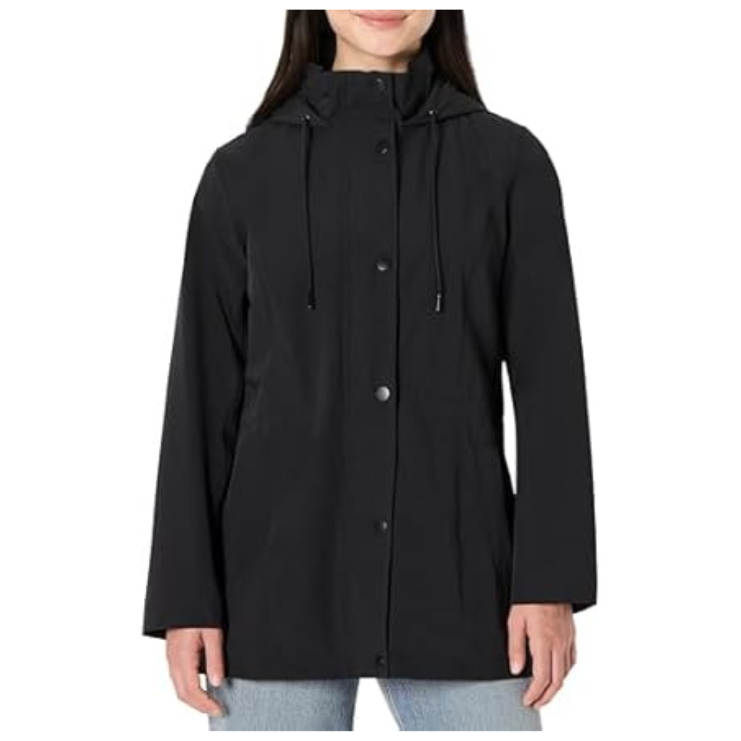 Amazon Essentials Women's Women's Hooded Rain Jacket