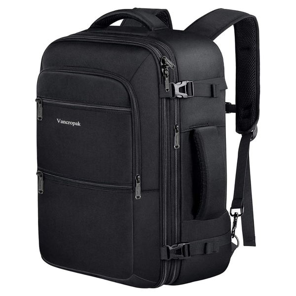 40L Vancropak Expandable X-Large Travel Carry On Backpack