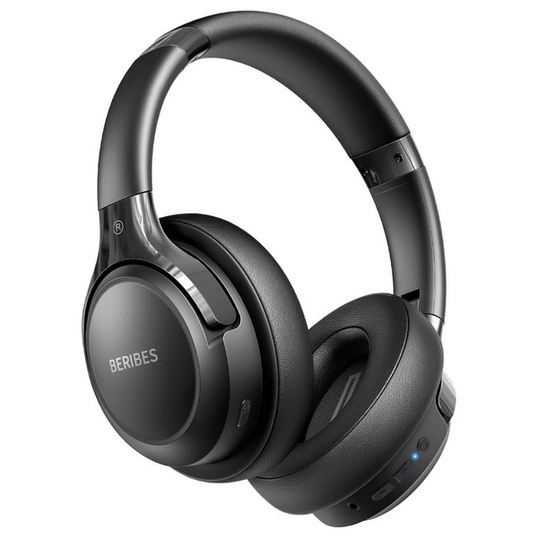 Wireless HiFi Stereo Over-Ear Headphones With Microphone