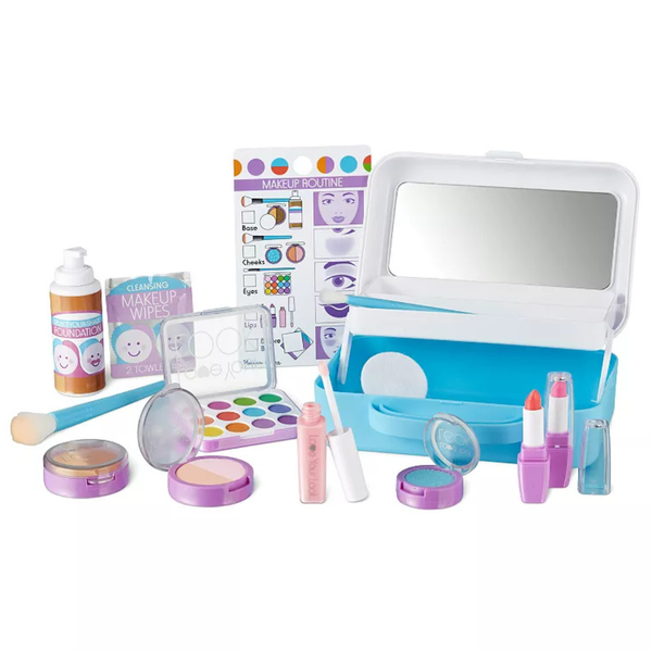 16-Piece Melissa & Doug Love Your Look Pretend Makeup Kit Playset