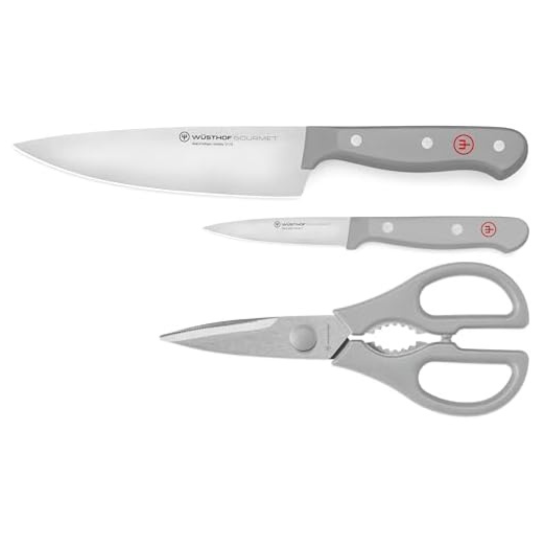 3-Piece Gourmet Grey Kitchen Essentials Set
