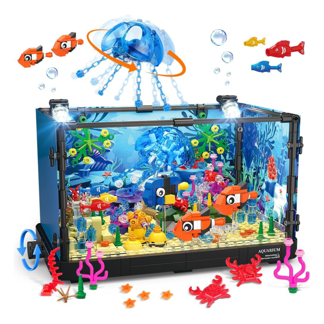 725-Pieces Creative Aquarium Toy With Jellyfish