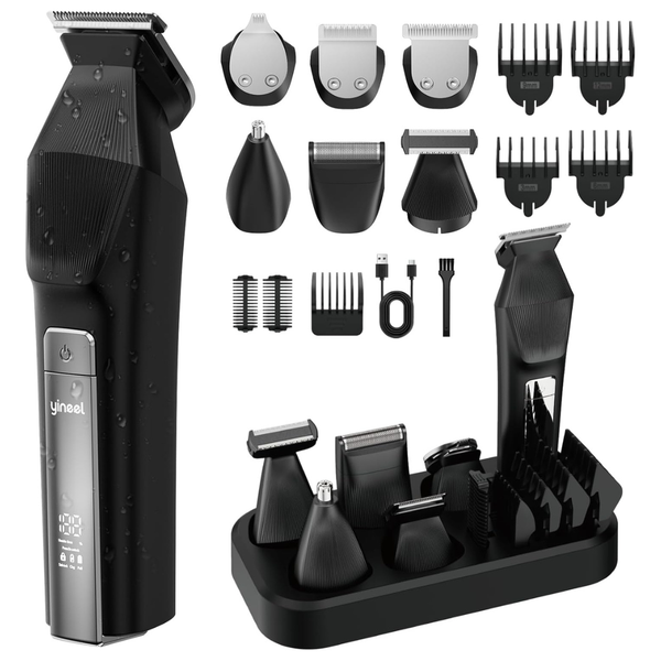 Professional All-In-One Waterproof Cordless Beard Trimmer Kit