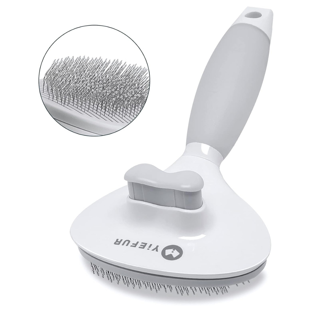 Soft Silicone Self-Cleaning Grooming Cat Hair Brush