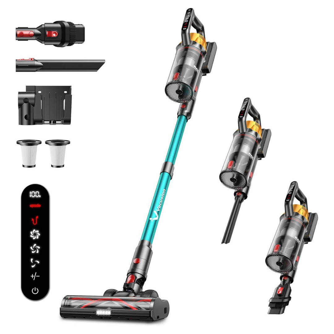 650W Cordless Stick Vacuum Cleaner With 55KPa Powerful Suction