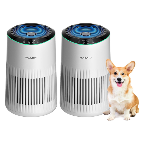 2-Pack Morento Small Space Air Purifiers