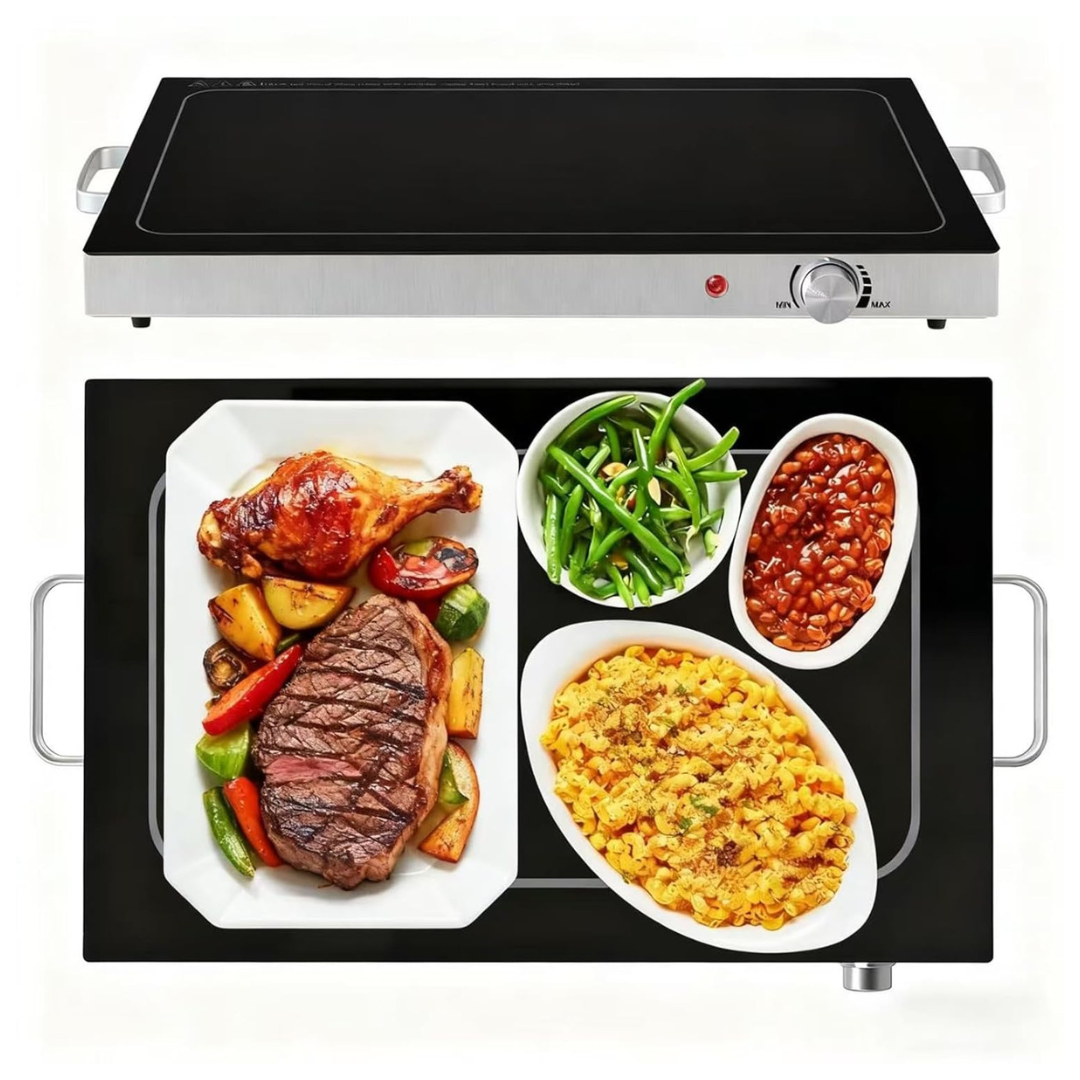 OLIXIS Electric Warming Tray With Adjustable Temperature