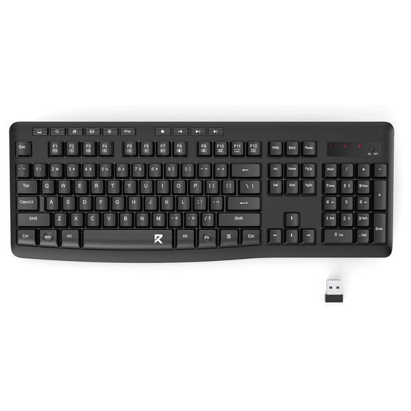 2.4G Full-Sized Wireless Ergonomic Keyboard