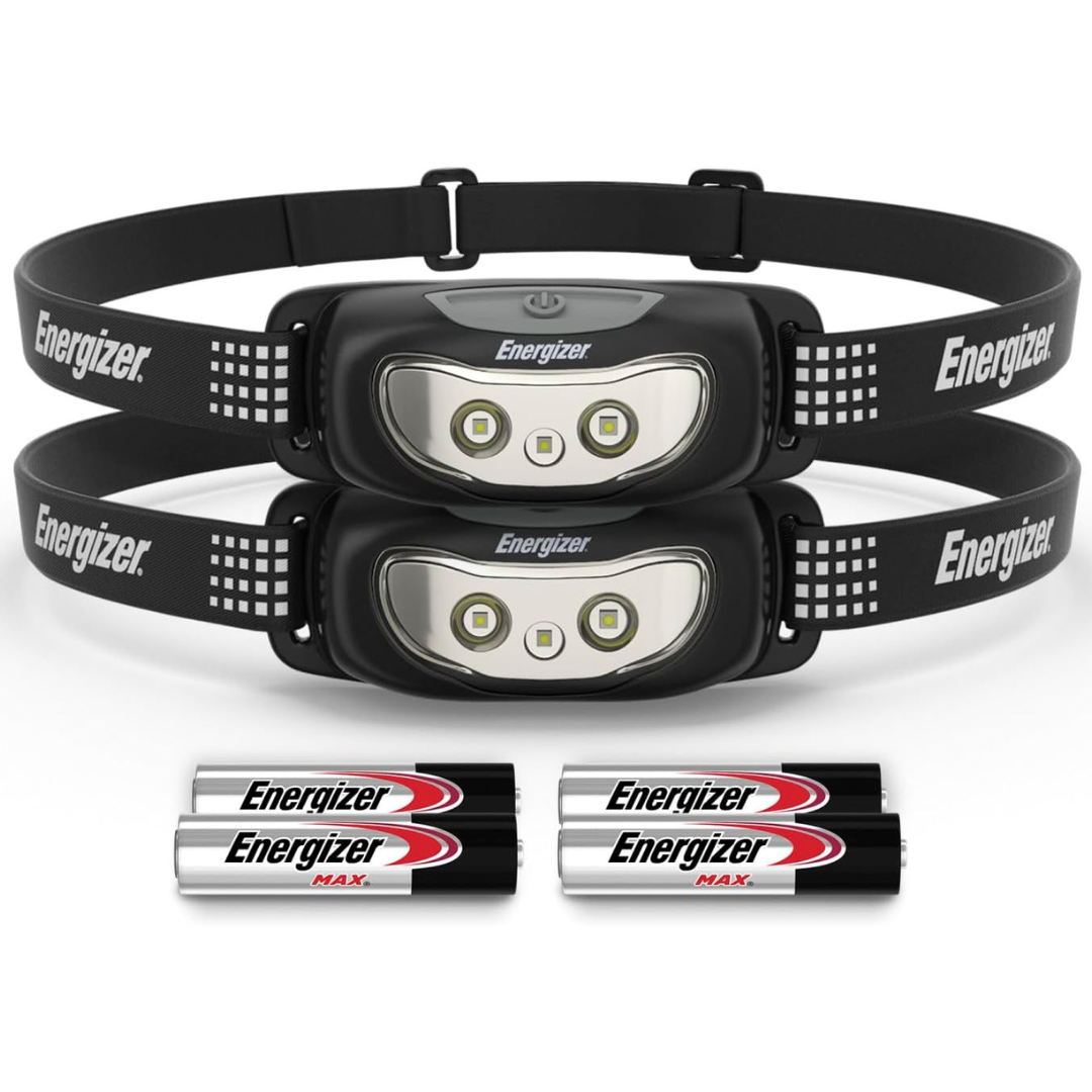 2-Pack Energizer Universal Plus LED Headlamp with Batteries