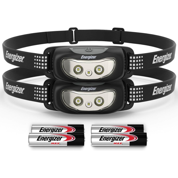 2-Pack Energizer Universal Plus LED Headlamp with Batteries