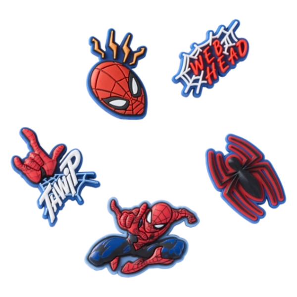 5-Pack Youth Spider-Man 2.0 Crocs Jibbitz