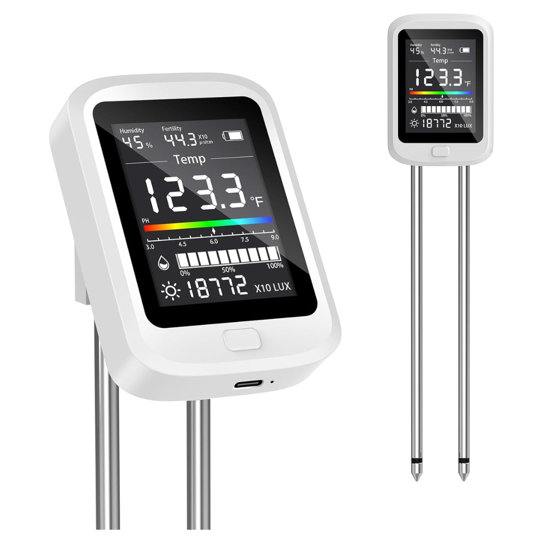 Terru 6-in-1 Digital Soil Moisture Meter