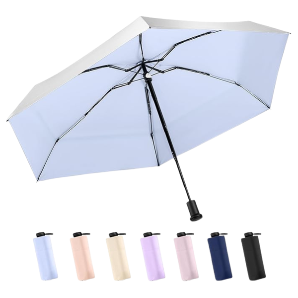 Portable UPF 50+ Sun Protection Folding Compact Umbrella