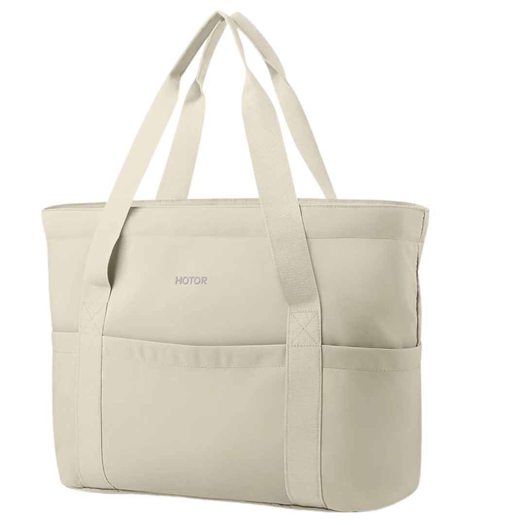 Hotor Foldable Lightweight Tote Bags With Zipper