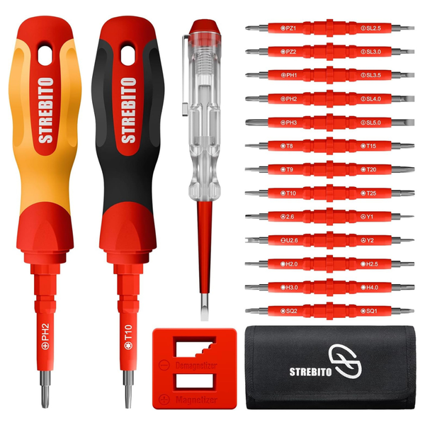 30-in-1 Insulated Electrical 1000V Insulated Screwdriver Set