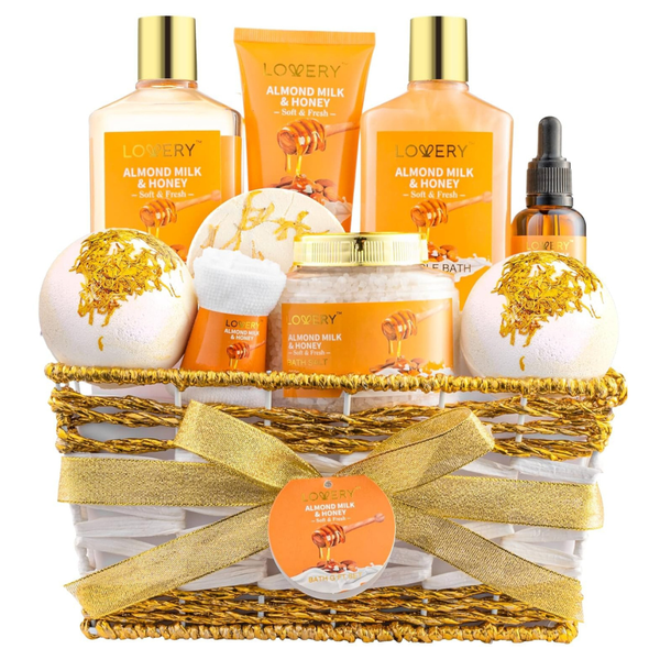 10-Piece Women's Almond Milk & Honey Beauty & Personal Care Set