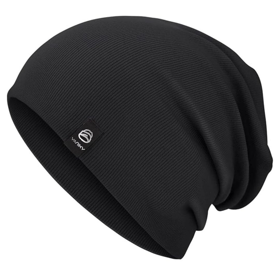 YANIKY Slouchy Double Layer Soft Cotton Beanie