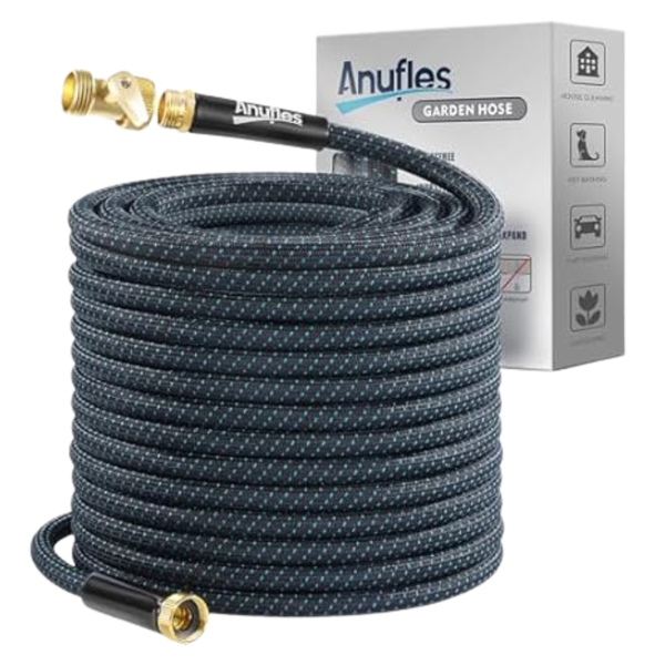 50ft Lightweight 3-Layer PVC Flexible Garden Water Hose
