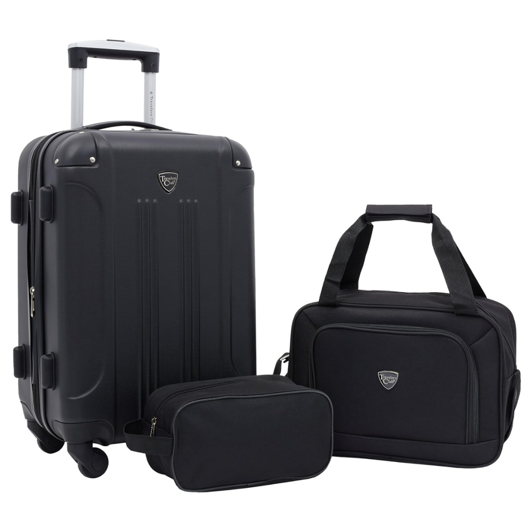 3-Piece Travelers Club Chicago Hardside Spinner Luggage